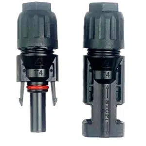 Pair of MC4 connectors